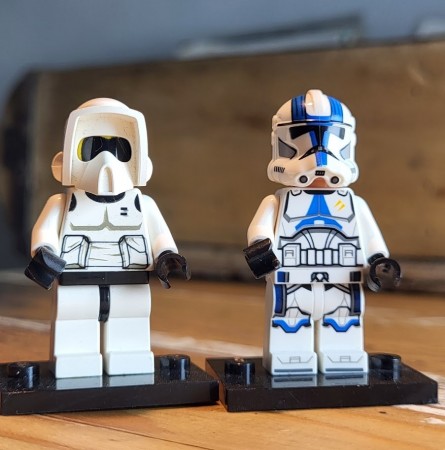 2 stk Star Wars minifigurer